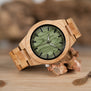 BOBO BIRD V-B22 Original Bamboo Men's Wristwatch Classic Folding Clasp Quartz Movement Wrist Watch erkek kol saati
