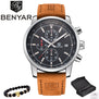 2017 BENYAR Watches Men Luxury Brand Quartz Watch Fashion Chronograph Sport Reloj Hombre Clock Male hour relogio Masculino
