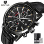 BENYAR Sport Watches Mens Chronograph Calendar Waterproof Male Clock Military Quartz Watch Luxury Relogio Masculino Gift Box