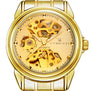 2018 New automatic Mechanical Watch Fashion Luxury Brand Men Gold Hollow Watches Male skeleton Wristwatch relogio masculino