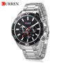Curren 8309 Luxury Brand Analog Sports Wristwatch Male Quartz Watch Stainless Steel Strap For Men Relogio Masculino 2018