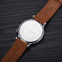 TOMI Fashion Casual Men 's Bussines Retro Design Leather Round Band Watch Watch Men Erkek Kol Saati Relogio Masculino