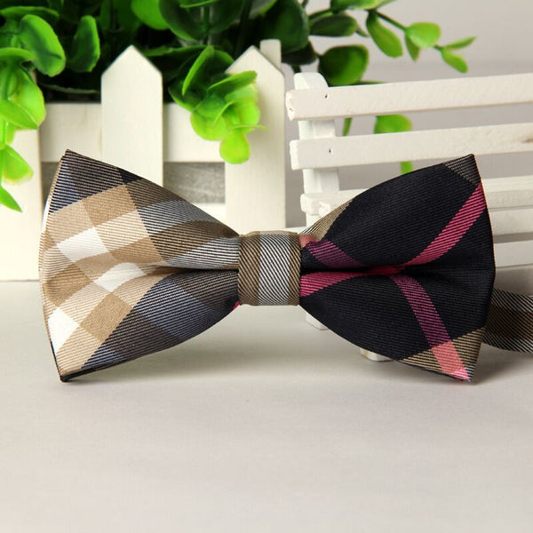 SHENNAIWEI high quality fashion 2016 men casual Cotton bow tie men's bowties for man butterfly cravat Plaid bowtie Gravata lot