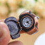 Fashion Unisex Retro Vintage Finger Skull Ring Watch Clamshell Watch wholesale Free shipping