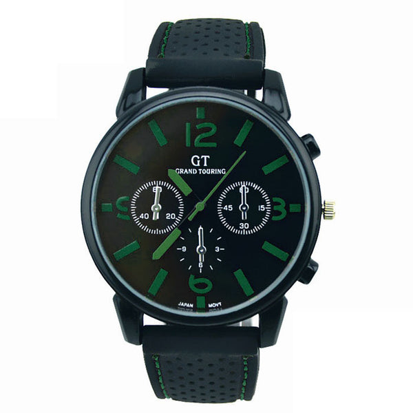 1PC Men Fashion Stainless Steel Sport Cool Quartz Hours Wrist Analog Watch Relogio Masculino dropshipping
