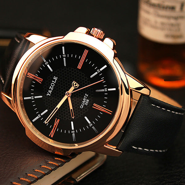 2017 Top Brand Luxury Famous Quartz Watch Men Wristwatches Male Clock Leather Wrist Watch Business Fashion Casual Dress Watches