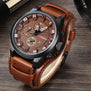 2018 NEW Luxury Brand CURREN Men Sport Watches Men's Quartz Clock Man Army Military Leather Wrist Watch Relogio Masculino