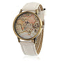 2016 New Cowboy strap Map Watch By Plane Watches Denim Fabric Quartz Watch 7 color for Women Men watches