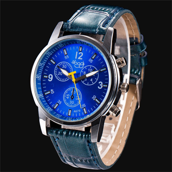 Xiniu 2017 New Luxury Brand Men Watches Fashion Crocodile Faux Leather Glass Analog Quartz Wristwatches Casual Cool Male Watch