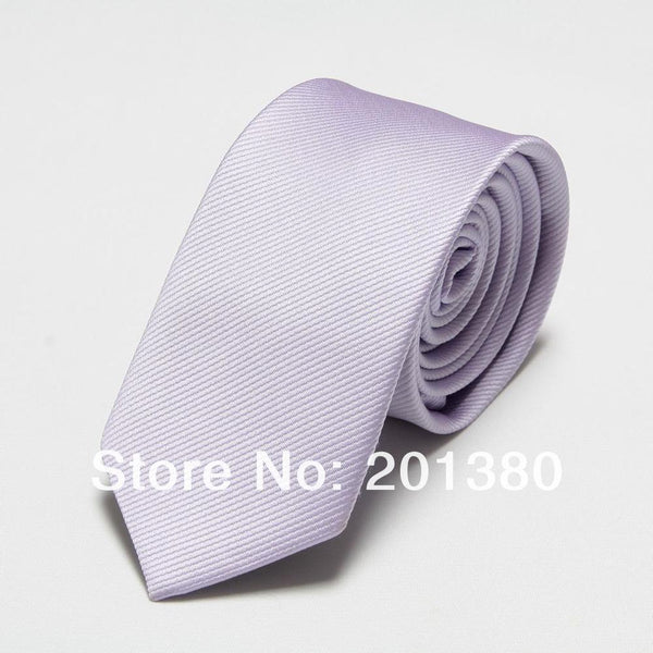 2017 Fashion Narrow Tie Men Wedding gravata slim 6cm width 19 colors