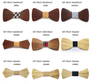 2017 Hot Fashion men wooden bow tie Accessory wedding Event hardwood Wood Bow Tie For Men Butterfly Neck Ties krawatte Gravata