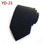 Jbersee Mens Ties silk Tie Slim Business Wedding Necktie Blue Ties Men Polka Dot Ties for Men Gravata 8cm LD8057