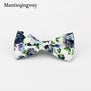 Mantieqingway Men's Cotton Floral Bowtie Brand Popular Apparel Neckwear Casual Mens Business Bow Ties for Men Wedding 6cm Cravat