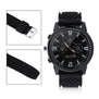 Black Sports Fashion Silicone Military Watch for Men Pilot Army Style Wristwatch Reloj Hombre New Arrivals Relogio Masculino