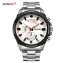 LONGBO Top Brand Pilot Military Sport Men Quartz Watch Dynamic Fashion Wristwatch Full Steel Waterproof Clock Relogio Masculino