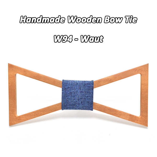 Mahoosive Brand Christmas Gift Fashion Handmade Wood Bow ties Bowtie Butterfly Gravata Ties For Men Geometric Wooden bow tie