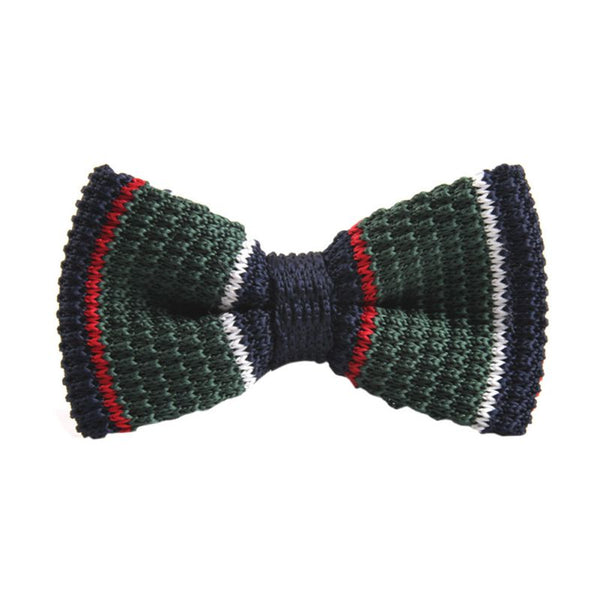 New Arrival Men's Bowtie Striped Bowtie Knit Tie Knitted Pre Tied Bow Tie Woven Bowtie Tie 20 Styles