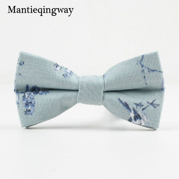 Mantieqingway Fashion Mens Wedding Floral Bowtie Formal Business Bow Tie Bowkont For Men Gravata Borboleta of Vestidos Corbatas