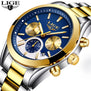 2018 NEW LIGE Watch Mens Military Waterproof Top Brand Watches Stainless Steel Quartz Clock Man Full Steel Wrist Watch relogio