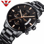 Relogio Masculino Men Watch Luxury Famous Top Brand Men Dress Watch Military Quartz Wristwatches Saat Metal&Leather&Milanes Band