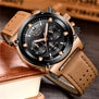 LIGE Watch Men Sport Quartz Fashion Leather Clock Mens Watches Top Brand Luxury Waterproof Business Watch Man Relogio Masculino