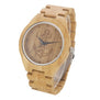 2018 Hot Sell Men Full Wooden watch Lost At Sea Anchor Wood watch with wooden band Luxury Quartz WristWatch relogio masculino