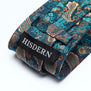 Party Wedding Classic Pocket Square Tie TP711Q8S Green Brown Paisley 3.4" Silk Woven Men Tie Necktie Handkerchief Set