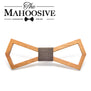 Mahoosive 2017 New Design Handmade Hardwood Mens Wooden Bow Ties Gravatas Corbatas Business Party Ties For Men Wood Ties