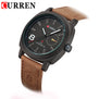 HOT NEW FASHION QUARTZ HOUR DIAL CLOCK LEATHER STRAP CURREN WATCHES BUSSINESS MEN'S SPORT MILITARY STYLE WATER WRIST WATCH 8139