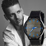 2018 New models male watch famous brands fashion Luxury Quartz Sport Military Stainless Steel Dial Leather Band Wrist Watch Men