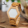 BOBO BIRD V-E03 Casual LED Digital Bamboo Watch Night Vision LED Watch Cool LED Display Clock with Unique LED Date Day