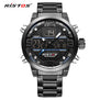 Digital Quartz Watch Men Outdoor Sport Luxury Brand RISTOS Fashion Waterproof Display LED Analog Wristwatches montre homme