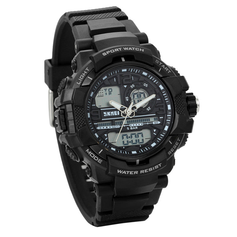 Lancardo Fashion Watches Men New G Style 50m Waterproof Sports Military Watches Men's Luxury Analog Quartz Dual Display Watch