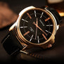 2017 Top Brand Luxury Famous Quartz Watch Men Wristwatches Male Clock Leather Wrist Watch Business Fashion Casual Dress Watches