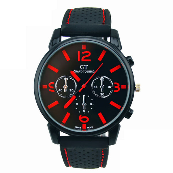 1PC Men Fashion Stainless Steel Sport Cool Quartz Hours Wrist Analog Watch Relogio Masculino dropshipping