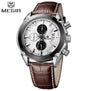 MEGIR Luxury Brand Military Watches Men Quartz Chronograph 6 Hands Leather Clock Man Sports Army Wrist Watch Relogios Masculino