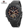 2017 New Fashion Forsining Tourbillon Watches Men Automatic Watches Men Stainless Steel Mechanical Watch Relogio Masculino