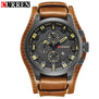 2018 NEW Luxury Brand CURREN Men Sport Watches Men's Quartz Clock Man Army Military Leather Wrist Watch Relogio Masculino