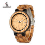 BOBO BIRD New Designer Auto Date Wood Band Watches Men Handmade Quartz Wrist Wristwatches relogio masculino C-O26 DROP SHIPPING