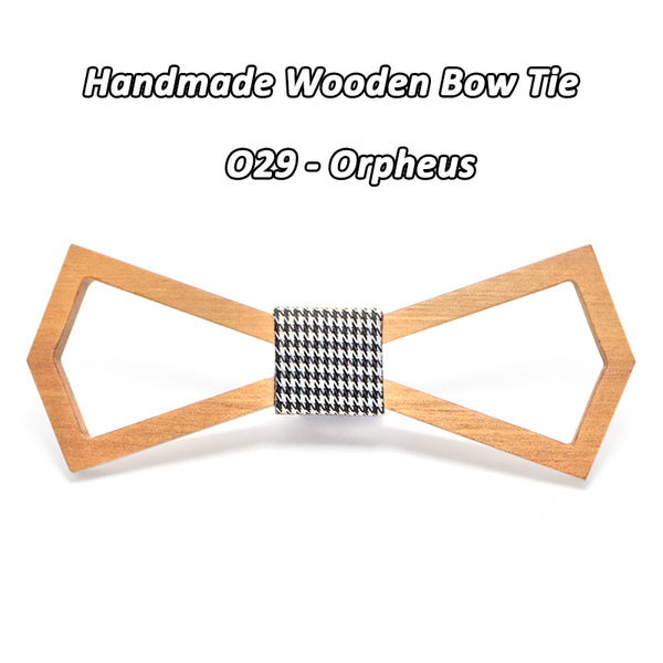 Mahoosive 2017 New Design Handmade Hardwood Mens Wooden Bow Ties Gravatas Corbatas Business Party Ties For Men Wood Ties