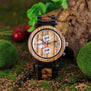 BOBO BIRD Wristwatch Men Metal and Wooden Case Quartz Movement Sport Watch Accept Customize relogio masculino dropshipping