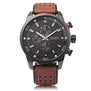 CURREN 8250 Sport Men Quartz Watch Fashion Simple Relogio Masculino Men Military Watches Genuine Leather Clock Men Wristwatch
