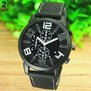 Men's Casual Sports Stainless Steel Silicone Band Quartz Analog Wrist Watch 5ZF6