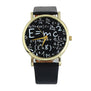 2017 Luxury Einstein E=MC2 Equation Mathematical Formula Math Symbols Faux Leather Analog Quartz Watch Watch Wristwatch
