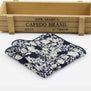 Hankerchief Scarves Vintage Cotton Hankies Men's Pocket Square Handkerchiefs Rose Flower Paisley