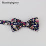 Mantieqingway Men's Cotton Floral Bowtie Brand Popular Apparel Neckwear Casual Mens Business Bow Ties for Men Wedding 6cm Cravat