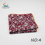 Genuine Yiyanyang Cotton Floral Pocket Square 9.05 Inch Camo Color Polyester Paisley Handkerchief Tie For Men Gift Gentle Hanky