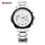 CURREN Watches Mens Quartz Fashion Casual Watch Stainless Full Steel Strap Waterproof 3ATM Wristwatch 8020 Relogio Masculino